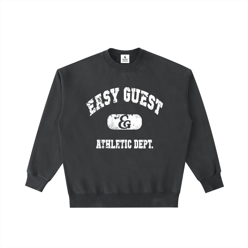 Vintage Washed Heavyweight Athletic Crewneck